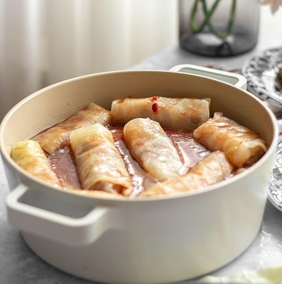 ტოლმა კომბოსტოს ფოთოლში რეცეპტი