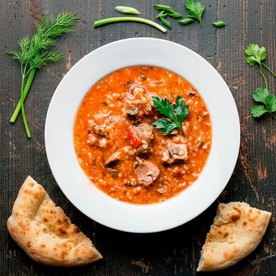 სუპ-ხარჩო რეცეპტი